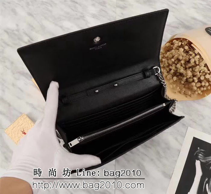 YSL聖羅蘭 鱷魚紋 大容量牛皮挎包 27712-1 YAS1167